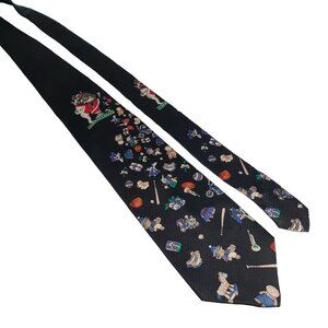 Saturday Evening Post Men Necktie Tie Santa Christmas Gifts Work Office Dad